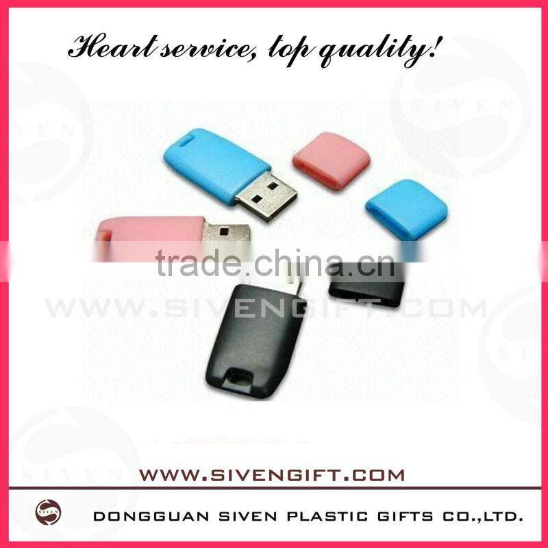 promotion gift soft pvc usb holder for 2gb