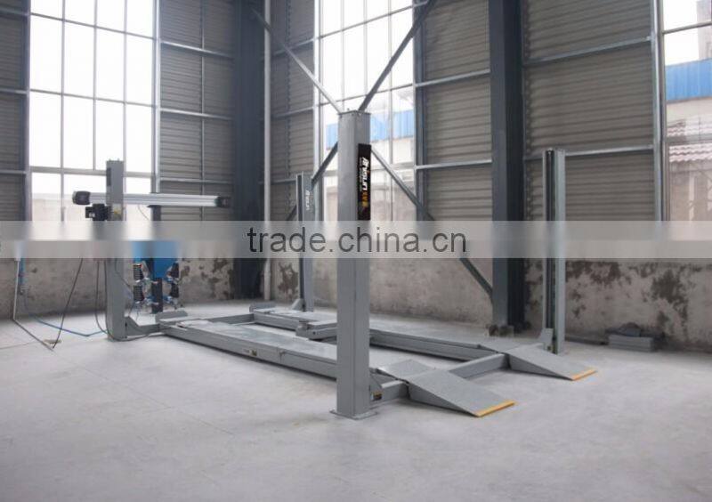 4 post car lift with casters 5000kg