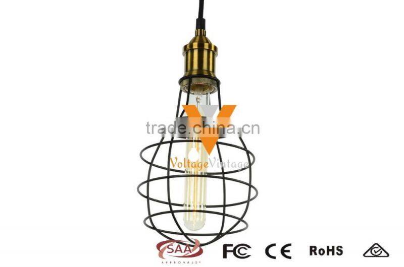 Manufacturer's Premium New Design Pendant Lamp Wire Iron Cage Track Light Pendant