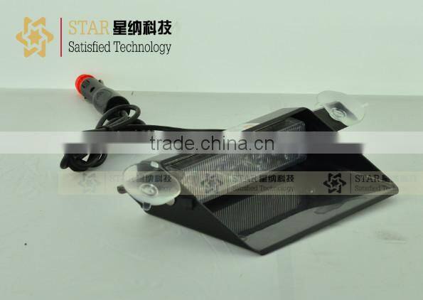 1W*8LED visor dash board emergency led warning strobe lights red/bule (XN-S6-2)