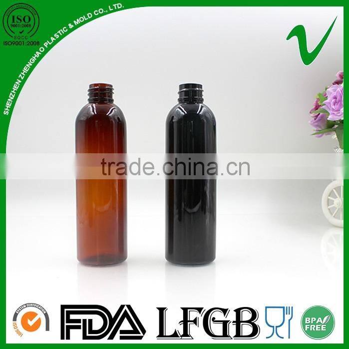 PET boston round empty 120ml deodorant plastic bottle with trigger sprayer