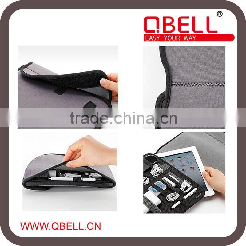 Elastic band Multi-function organizer bag for phone charge/ organizer handbag/pad case