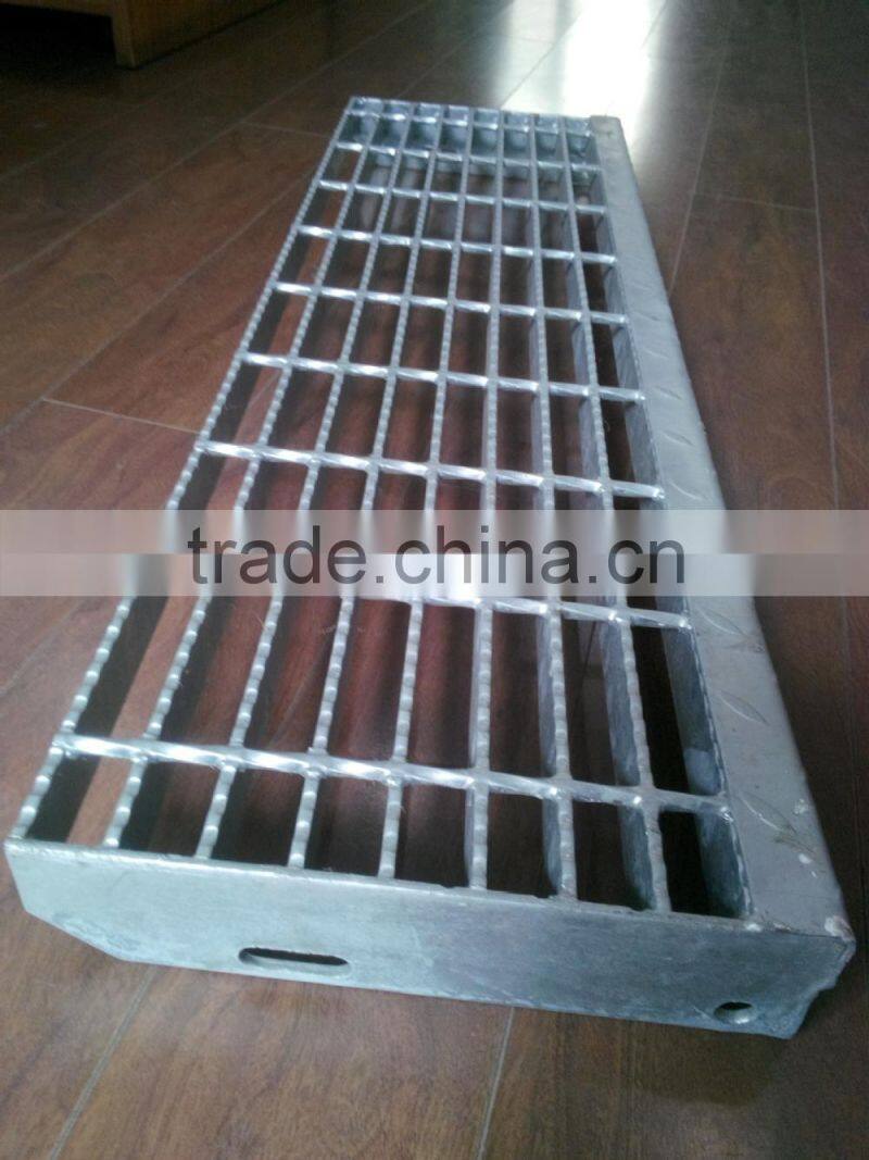 hot dip galvanized outdoor metal grate stair tread