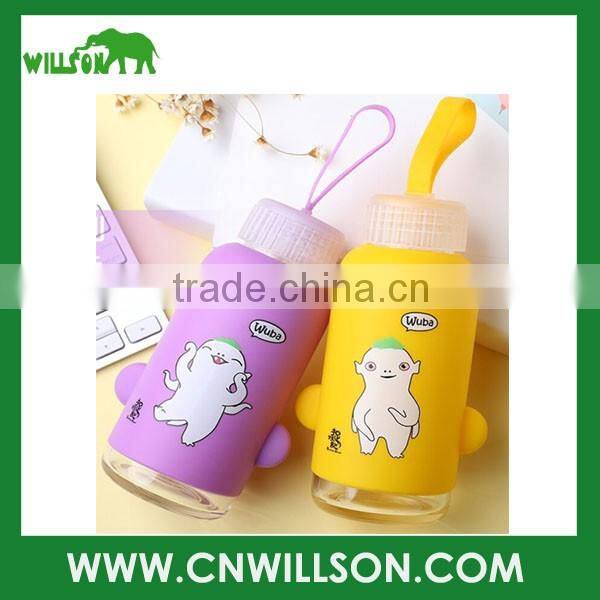 OEM new design 600ml glass water bottle manufacturer