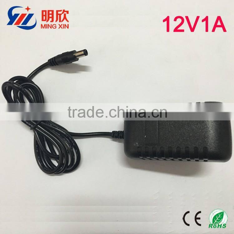 new technology products for 2016 ac dc power supply 12v 1a 12w 1000ma power adapter with US/EU/UK plug