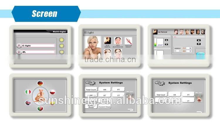 Personal care ipl&laser beauty machine ipl pigmentation treatment machine