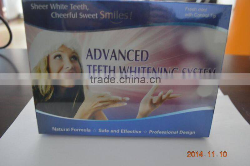 teeth whitening gel with 3ml CP HP or non-peroxide for bleaching tooth