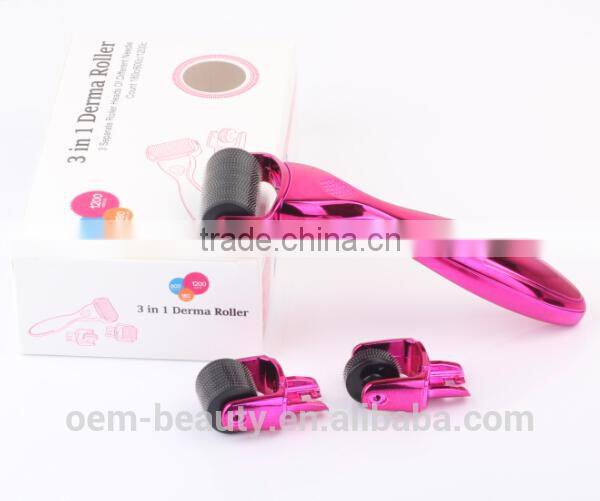 multifunction 3 in 1 acupuncture needle derma roller