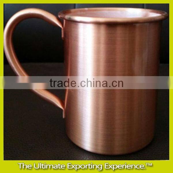 copper plating cup, 300ml copper plating cup, stainless steel coffee cup