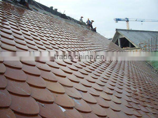 Chinese glazed fish scale tiles