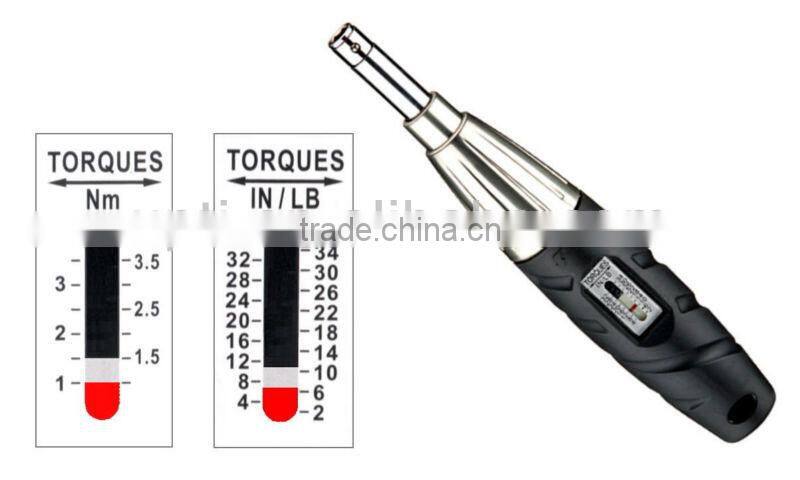 Taiwan Made High Quality 1-4Nm Torque Screwdriver with 28 Bits Professional Torque Screwdriver Set