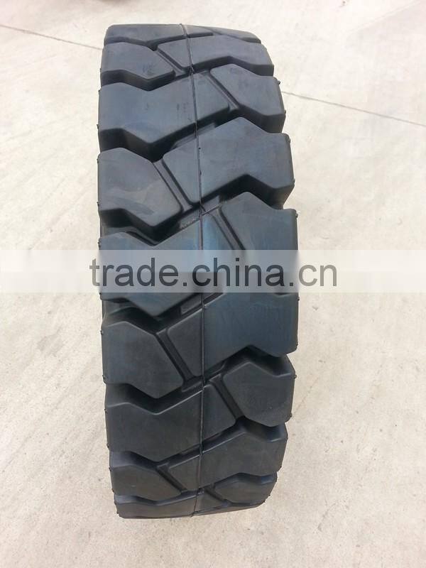 5.00-8 18*7-8 6.00-9 6.50-10 7.00-12 28*9-15 Hyundai Forklift Solid Tyres With Holes