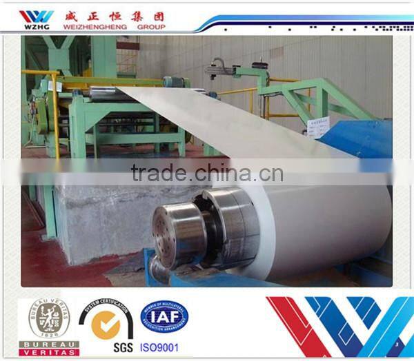 produce 1500mm width colour steel coils ppgi prepainted steel