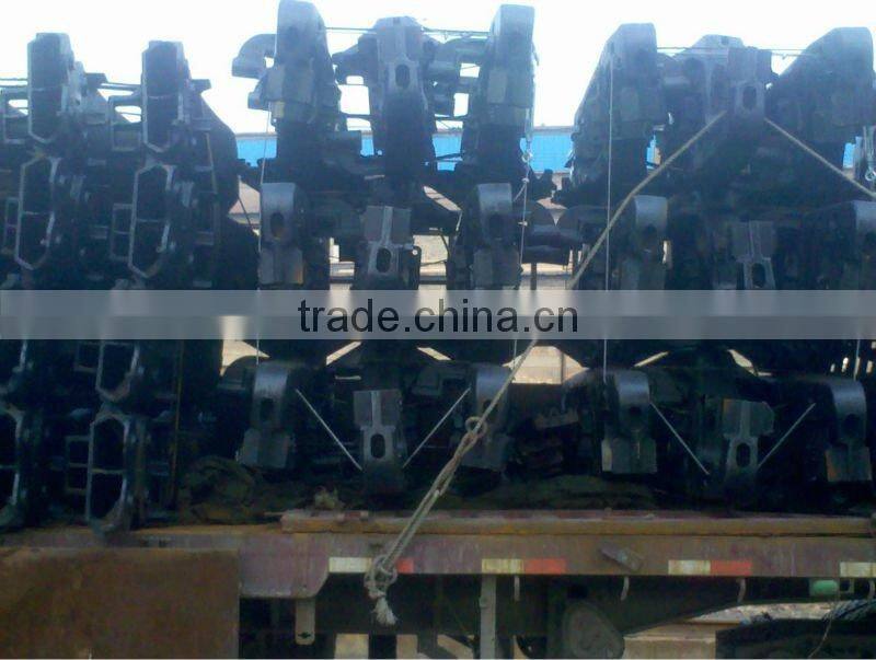 the side frame and bolster