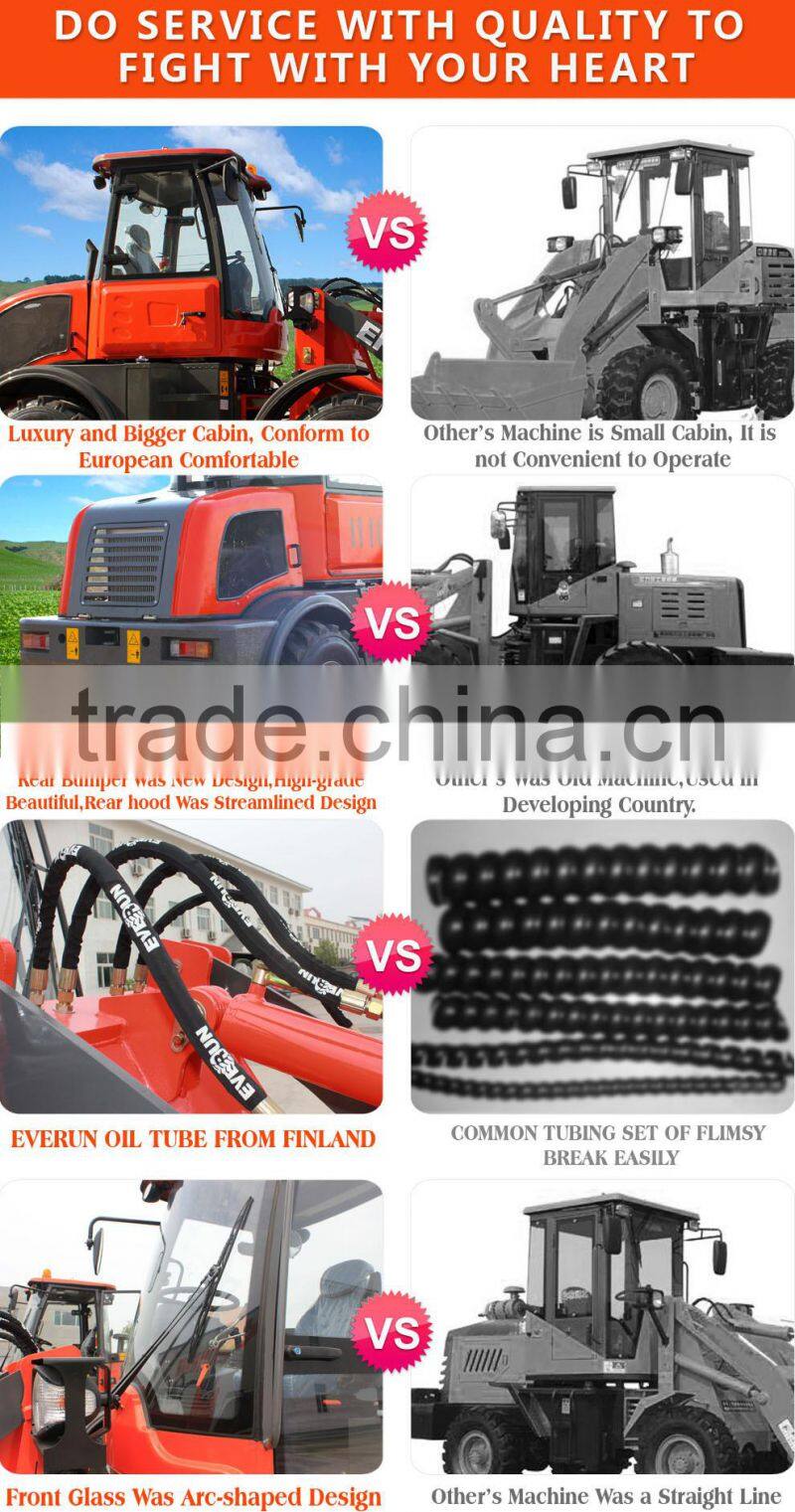 ER15 mini front end loader hot sale