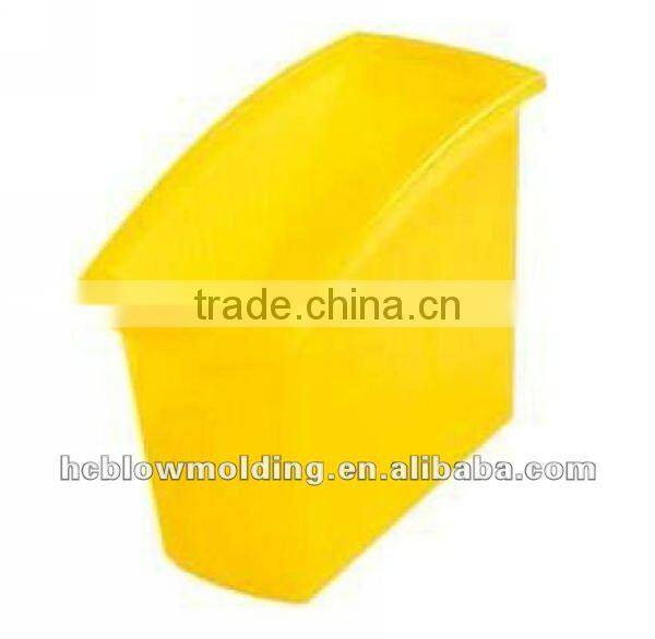 OEM plastic blow molding waste bin garbage can with lip Huizhou factory