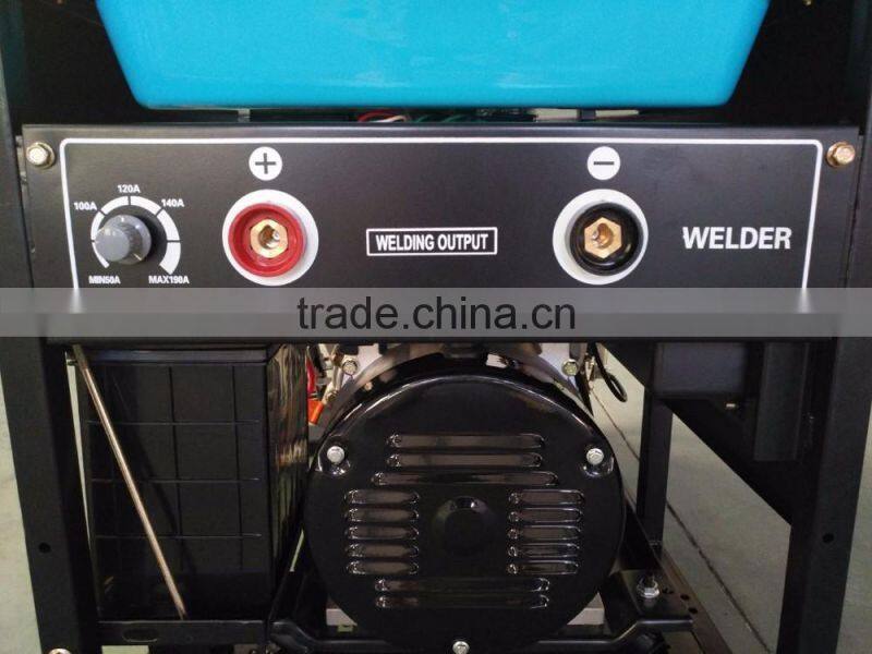 open type 186fa 418cc diesel generator welding machine
