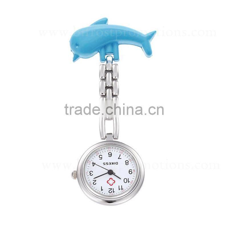 Dolphin Cheap Promotions Brooch Pocket Nurse Watch
