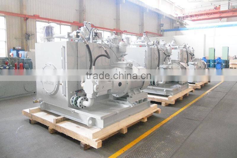 Construction waste brick machine hydraulic system