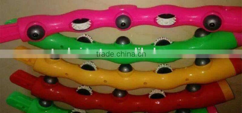 home exercise gymnastic fitness massage hula hoop/8sections Splicing 98cm loose weight hula hoop manufacturer