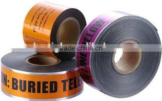 PE Warning Tape Hazard Warning Tape Underground Detectable Warning Tape