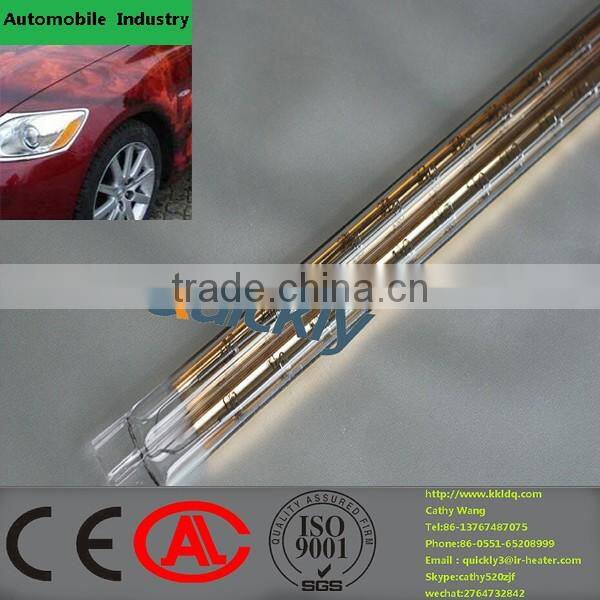 shortwave infrared lamp with tungten heating resistence for paint curing drying