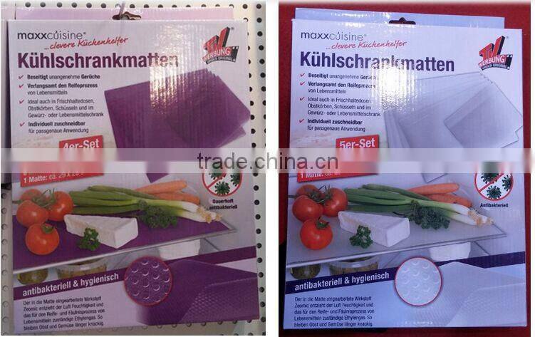 2016 New Design Colorful EVA Non-slip Fridge Mat