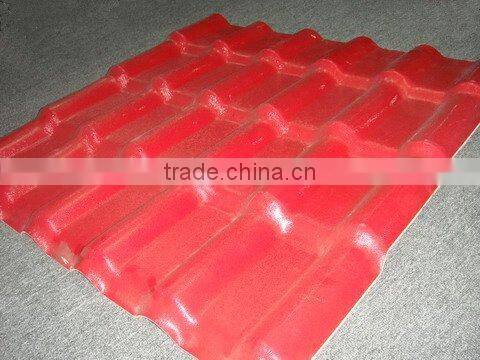 ASA layer Corrugated Synthetic Spanish Roof Tile