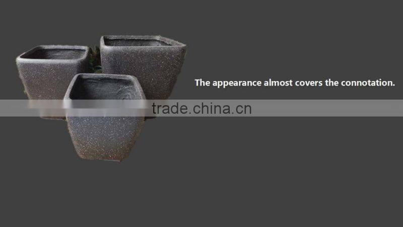 Simple design solid colour flower pots China supplier