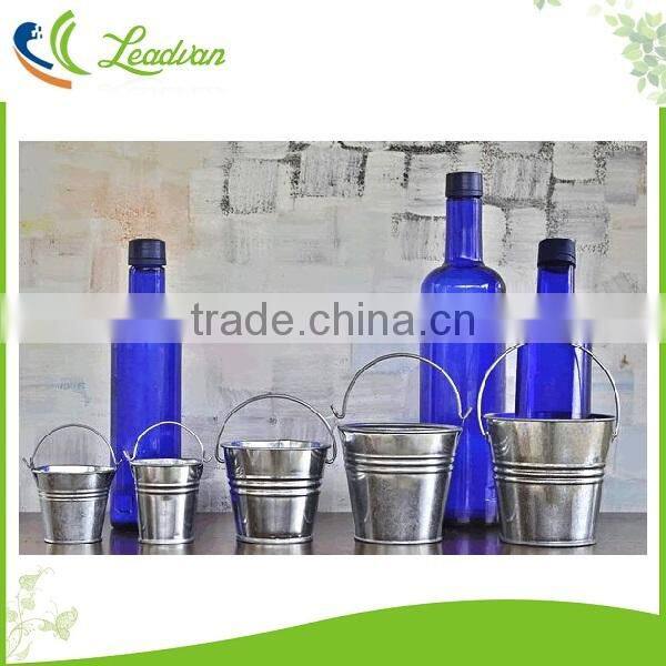 Tall flower vases table decorative galvanized metal vases for centerpiece