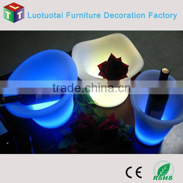Wholesale wireless colorful square led cube table or chair
