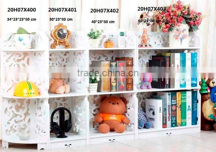 Store More Decorative Carved Pattern Storage Shelf