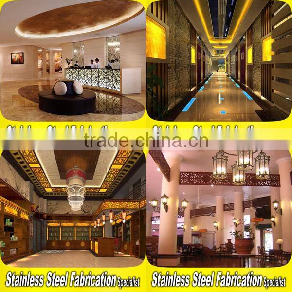 Custom Made Pop Design Hotel Lobby Interior Decoration