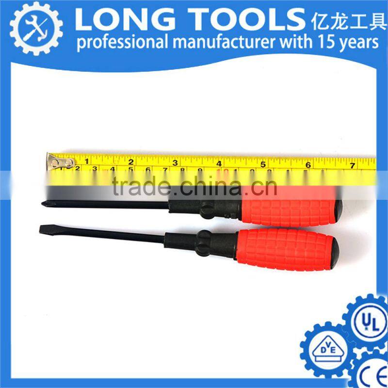 Cheap plastic handle CRV manual hexgonal allen screwdriver