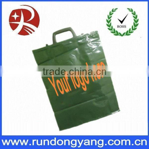 simple design plastic tote bag with handle