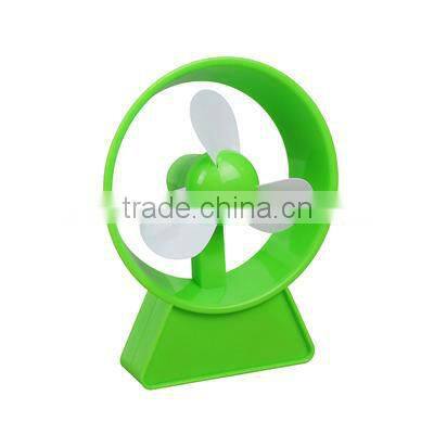 supply fashion USB battery dual-purpose clover mini fan