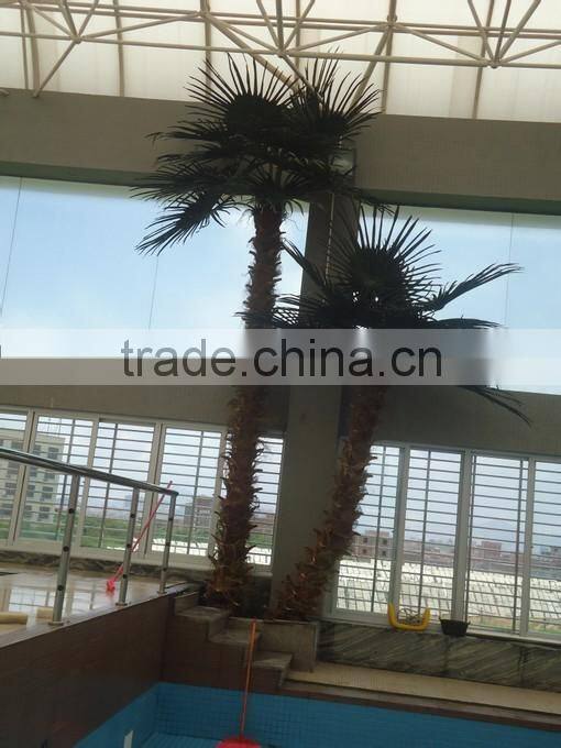 Top fake coconut tree good price UV snow&decay artificial palm tree