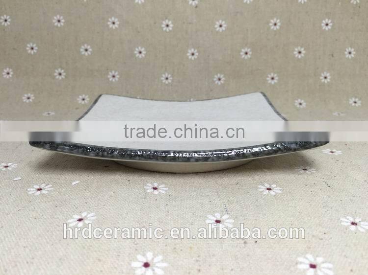 Stocked White Porcelain Square Dish/food dish/soap dish/salad bowl