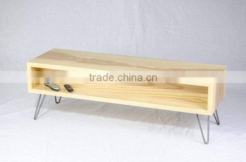 6 inch 2 rod cheap metal solid steel hairpin leg for wood furniture parts