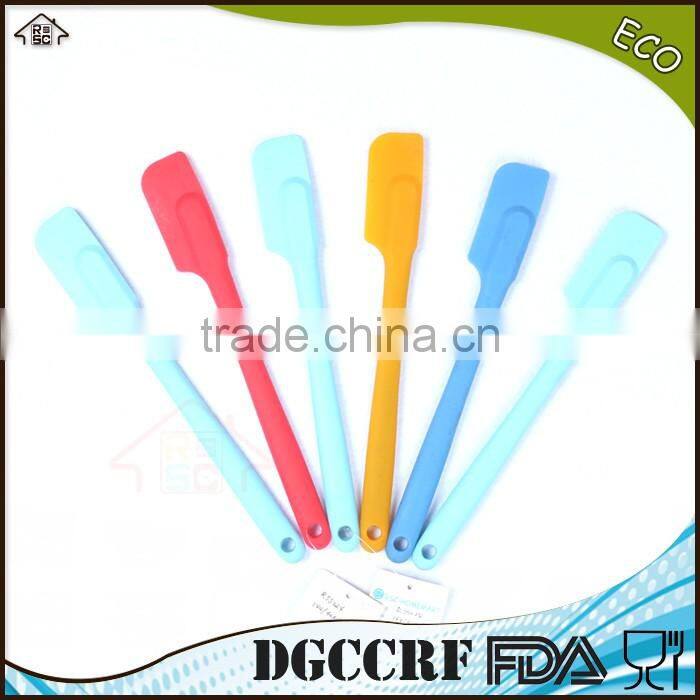 NBRSC BPA free kids christmas gift baking pastry cookie silicon spatula with steel core