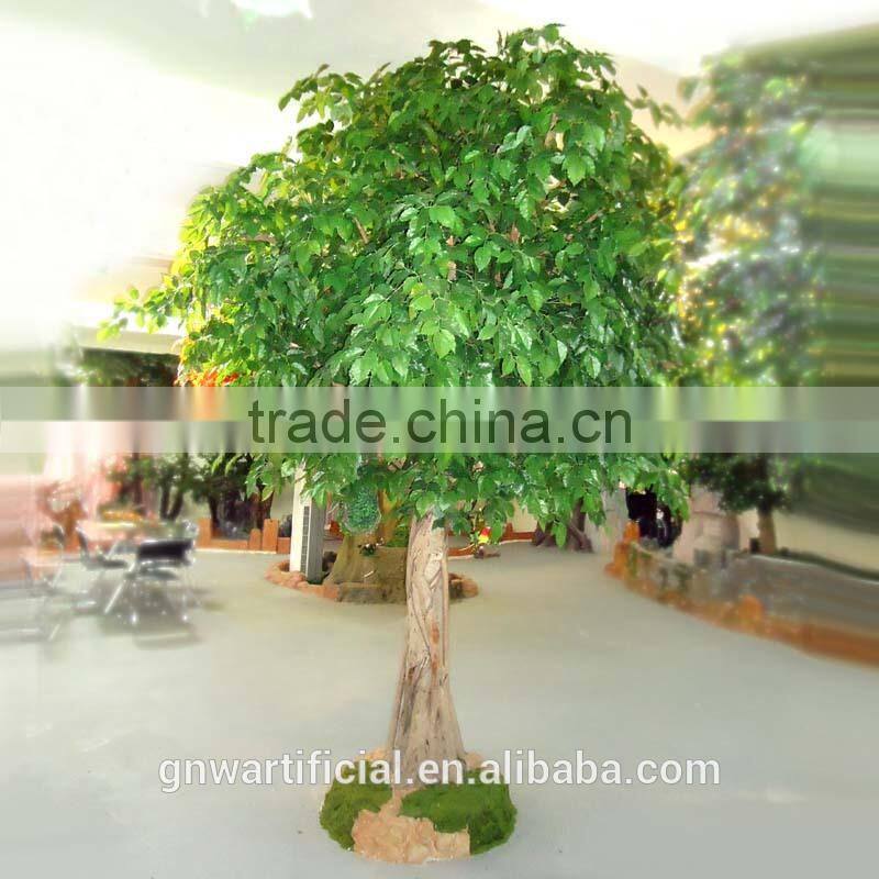 BTR016 GNW Artificial Plastic Artificial Weeping Willow Tree for House Decoration