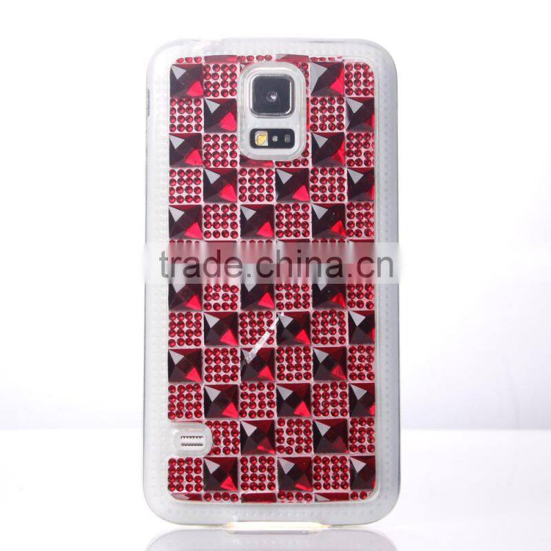 New products jewelry diamond phone case for Samsung s5