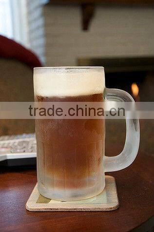 High quality glass beer Mug with handle