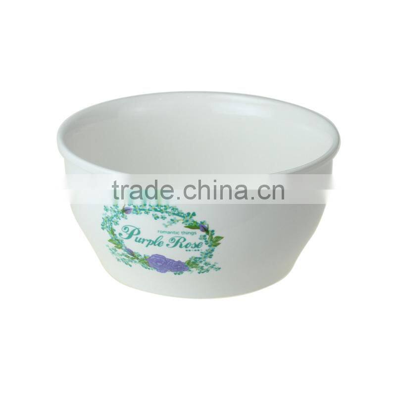 6.3" decal customized ceramic fresh bowl