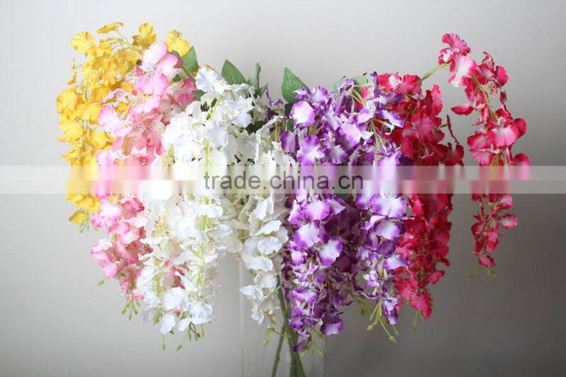 Fake wisteria artificial decorative wisteria flowers for landscaping