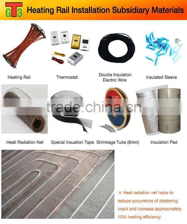Far Infrared Ray High Efficiency Floor Heating (Energy Saving, PTC) Heating Rail(Ladder Shape Heating Cable)