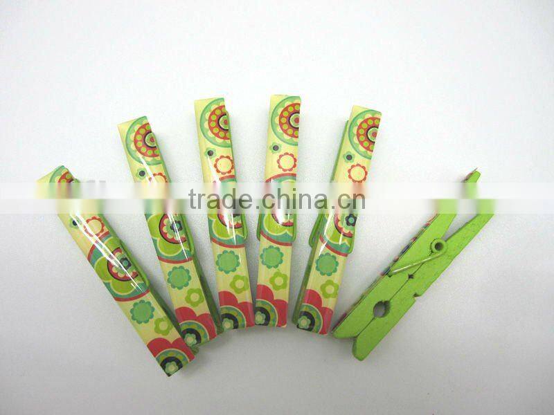 Fashion promotion art wooden peg