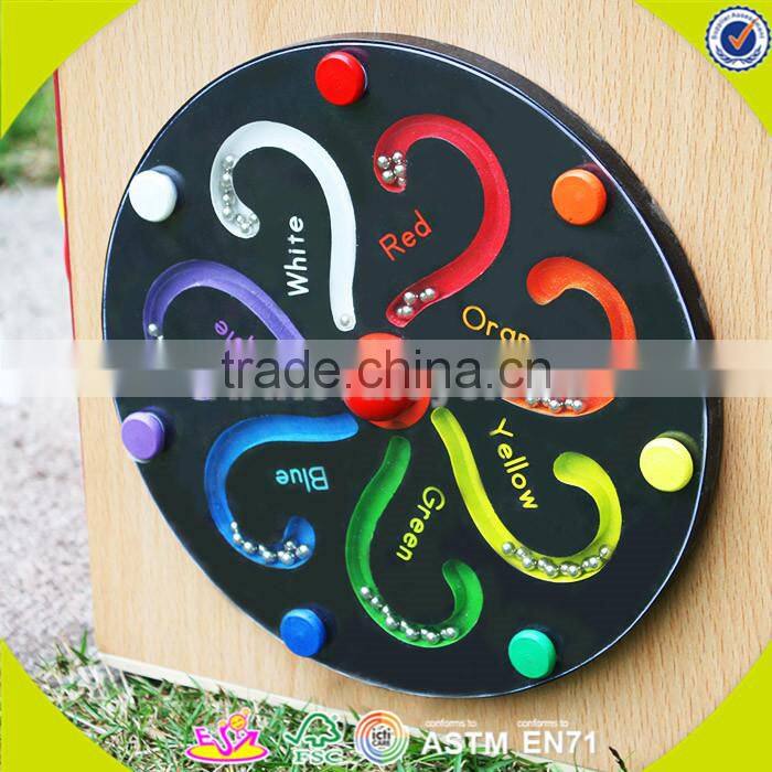 wholesale wooden multifunctional String Beads toy,lovely kid cubic bead toy,Educational cubic bead toy for baby W11B061