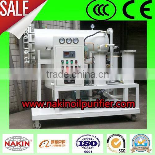 Series TJ-20( 1200LPH) Coalescence-separation oil filtration machine