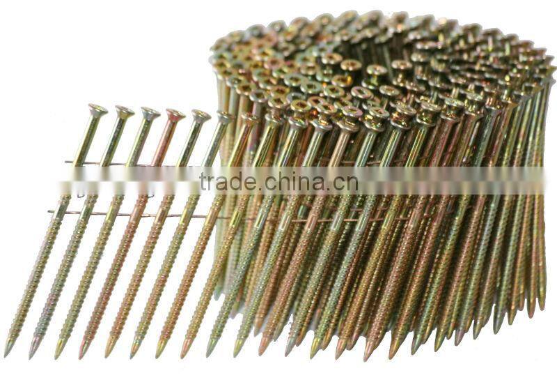 Polished Coil Roofing Nails From Guangzhou Supplier